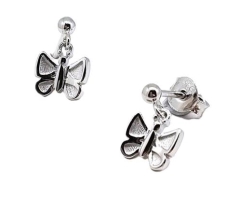 BUTTERFLY BALL STUDS, MATT WINGS