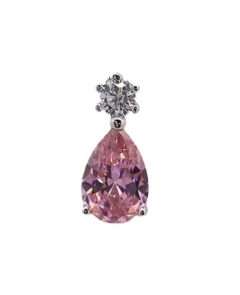 PEAR SHP.PINK. 7mm& WHT4mm