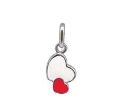 LOVE APPLE WHITE&RED PENDANT