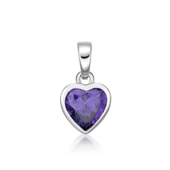 7mm PURPLE R/O HEART